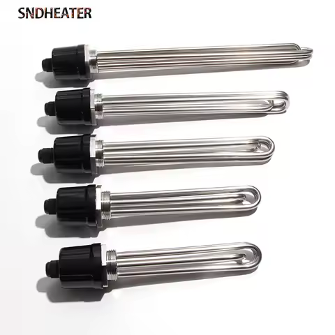 SNDHEATER DN32 DN40 Electric Water Resistant Fast Heating 220V 380V 304SS Thread Liquid Immersion He