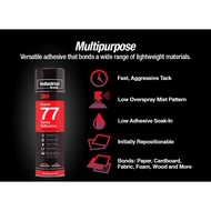 (SG SELLER) 3M Super 77 Multi purpose Spray Adhesive 375g (Glue Spray)