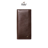 RAV DESIGN Men's RFID Long Wallet / Genuine Leather / Brown / RVW806G1
