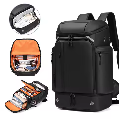 Men travel backpack large capacity trekking Backpack Business 17 Inch Laptop Backpack 50L Hiking fas