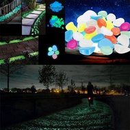 1Pc Glow In The Dark Stones Pebbles Fish Tank Aquarium Paving Home Desktop Decor