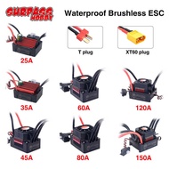 Surprise OBY ESC 150A 80A 120A 25A 35A 45A 60A Waterproof Electric Speed Controller para sa 1/8 1/