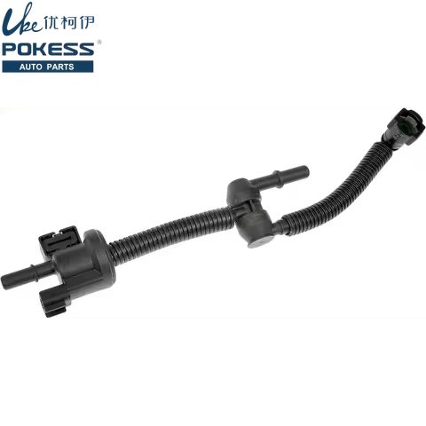 Car Carbon Canister Solenoid Valve with Tube for Ford F-150 15-16 Edge Taurus Lincoln Mkz Mkx 2.7 FL