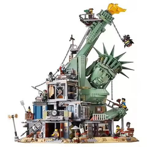 3178PCS Devil's Doomsday Castle, complex architectural patterns, home decor, children's gifts, Chris