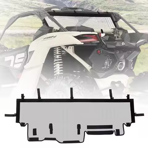 for Can Am Maverick X3 and X3 Max Models Windshield Maverick Mesh Rear Window Net Soft Back Mesh Win