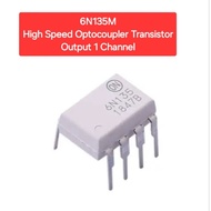 6N135M High Speed Optocoupler Transistor Output 1 Channel