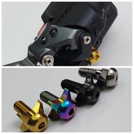 Titanium Front Derailleur Mounting Bolt Braze on | FD Mount Shimano Sram Red Force Ultegra 9270