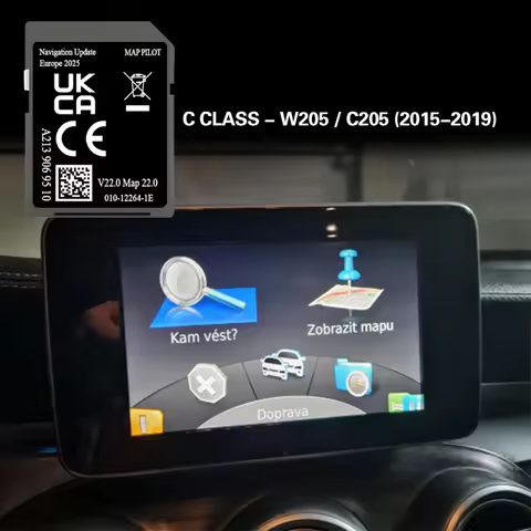 A2139069510 V22 for Mercedes C-class W205 C205 2015-2019 Navigation SD GPS Card Update Europe Map 32