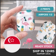 Elissa Flamingo/Floral Airpod Case l Airpod 1/2 l Protective Case Cover