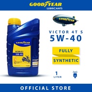 GOODYEAR MOTORCYCLE Fully Synthetic 4T  S 5W40 1L  VICTOR 4T Scooter Motorbike Engine Oil