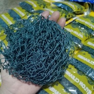 HIJAU CONTENTS 2PCS Small Mesh Scrubber Green Mesh Scrubber Pot Scrubber Dishwashing Tools