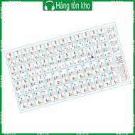 WIN Piano Keyboard Sticker 88 61 54 49 37 Piano Sticker Clear Removable Piano Keyboard Music Labels 