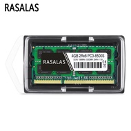 Rasalas 4GB 2Rx8 PC3-8500S DDR3 1066Mhz SO-DIMM 4 GB 1,5V โน๊ตบุ๊ค RAM 204Pin หน่วยความจำแล็ปท็อป sodimm NO-ECC