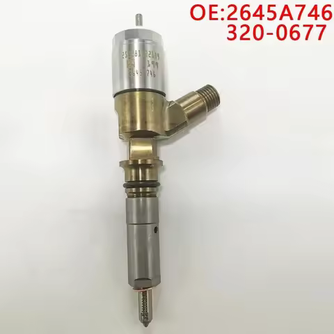 High quality New For 320-0677 2645 A746 Common Rail Injector C6.6 E320D E323D 420E Excavator Engine 