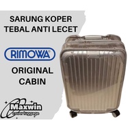 Protector Saung Koper/Lugagge Cover Rimowa Original Cabin Thick PVC Plastic Waterproof And Strong