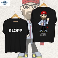 (guanyi) Liverpool Red Swan JURGEN KLOPP T-shirt with gender free fabric