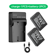 PUANTES LP-E12/E12 แบตเตอรี่กล้อง + USB เครื่องชาร์จช่องเดียวจับคู่กับ Canon EOS M EOS M2 EOS M10 EO