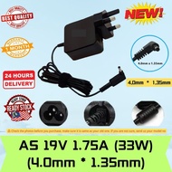 Original ASUS 19V 1.75A (4.0mm*1.35mm) For U305FA UX305 UX305F, TAICHI 21 31, R417S X441S X541S Seri