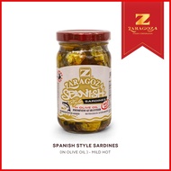 ⊙ ZARAGOZA Spanish Style Sardines in Olive oil "MILD HOT"