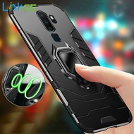 For OPPO A5 2020 OPPO A9 2020 Phone Case Silicone TPU and Hard PC Cover Magnet Stand Rotation Ring M