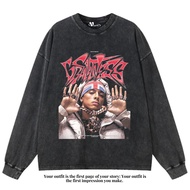 VEGA88 *central cee swag* Oversized longsleeve t-shirt | Oversized t-shirt | Washed T-SHIRT | Washin