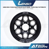 Lenso Zeus-11 - Matte Black 16x8.5 ET0 6x139.7 (1 Piece)