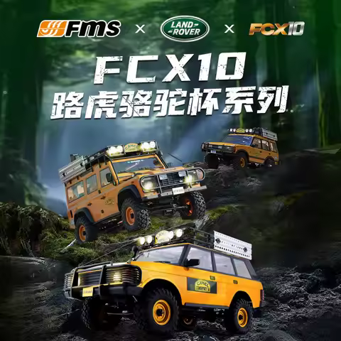 Fms 1/10 Camel Cup Fcx10 Simulation Land Rover Rc Model Remote Control Electric Climbing Car Off-Roa