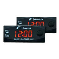 Volt Meter Motor Voltmeter Rizoma Volt Meter Rizoma Digital 2 In1 Accu AkiJam & Temperature Merk Riz