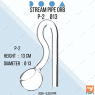 DOOA Stream Pipe ORB P-2 13cm  ø13mm         Glass Lily Pipe    ADA Lily Pipe