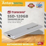 Transcend ESD240C 120/240/480GB Portable SSD USB 3.1 Gen2, Type-C (TS120GESD240C)(TS240GESD240C)(TS4