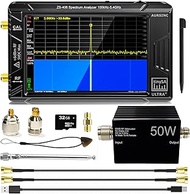 AURSINC TinySA Ultra+ ZS406 Spectrum Analyzer with 50W Attenuator, 2025 Upgraded 100kHz-5.4GHz V0.4.