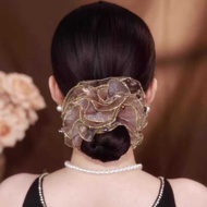 High Elasticity Large Scrunchy Rubber Band Headdress