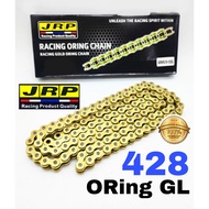 JRP Green O-Ring Gold Chain 428 132L Universal Y15 Y16 LC135 RXZ Raider RS150 RSX150 GSXR150 Rantai 