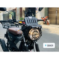 Baga Plate PG1 - Integrated Light PG-1 Headlight Guard Rack with Integrated Headlight Grille