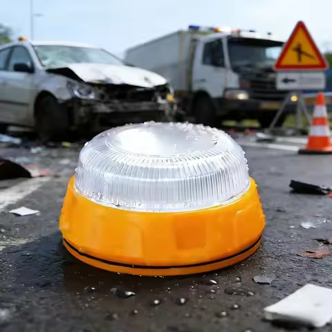 Emergency Light V16 Homologated Approved Car Emergency Beacon Light Rechargeable Magnetic Induction