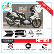 TEM XE NOUVO 4 NV 4 TEM RỜI NOUVO 4 LX LAMBORGHINI DÁN XE TRẮNG