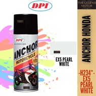 ANCHOR H234* H234  EX5 Pearl White Motorcycle Series Can Spray Paint Cat Spray Tin 100% Original Honda EX5 DREAM C70 GBO