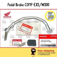 HONDA EX5 DREAM / POWER / W100 Pedal Brake Complete Set / Spring & Rubber Kaki Brek ( 46500-KFV-M20 