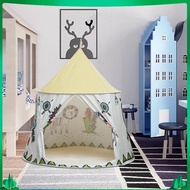 [Isuwaxa] Kids Play Tent Playroom Portable Best Gift Foldable Prince Castle Tent Teepee Castle Tent for Barbecues Daycare Parks Picnics