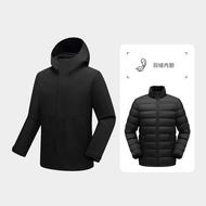 33,000ft - 33000ft羽絨衝鋒衣男可拆卸三合一戶外運動徒步登山防水外套