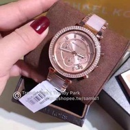 專櫃熱賣💳可刷卡 Michale Kors MK 5896 鑲鑽 女錶 粉色