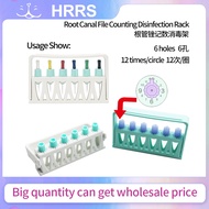 12 Times 6Holes Dental Counting Root Canal File Sterilizing Rack Endo Files Holder Autoclavable Dent