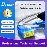 DTECH USB to RS232 Serial Adapter Cable FT232 Chip Plug and Play Driver-Free for Windows 11/10/8/7 a