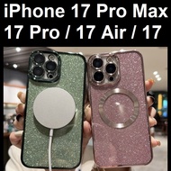 iPhone 17 Pro Max / 17 Pro / 17 / 17 Air / 16 Pro Max Glitter Electroplated Precise Wireless Chargin
