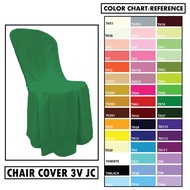 3V CHAIR COVER &amp; SARUNG KERUSI PLASTIK 3V JC , chair cover , sarung kerusi plastik , wedding event chair cover