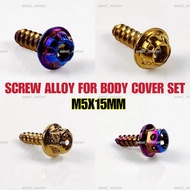 1 PCS M5X15MM BODY COVER SCREW ALLOY M5X15MM COVER SET SCREW