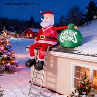F1MY 2.4M/7.8FT Christmas Decorations Inflatable Toy Santa Claus On Chimney Home Yard Xmas Ornaments