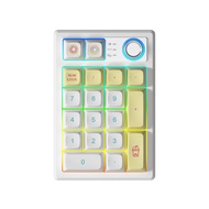 TISHLED Gasket Creamy Mechanical Numpad Programmable Macro Keypad Wireless 2.4G/Bluetooth 5.0/Wired 