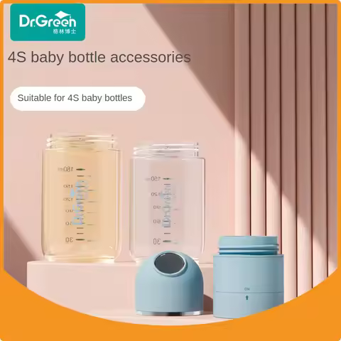 Dr.Green 4S Wide Mouth Baby Bottle Accessories/Dust Cap/Tooth Cap/Milk Powder Case/Bottle body Safet
