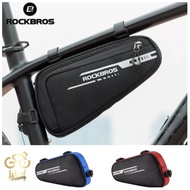 Rockbros Bicycle Bike Bag 1.2L Bike Triangle Bag Reflective MTB B75